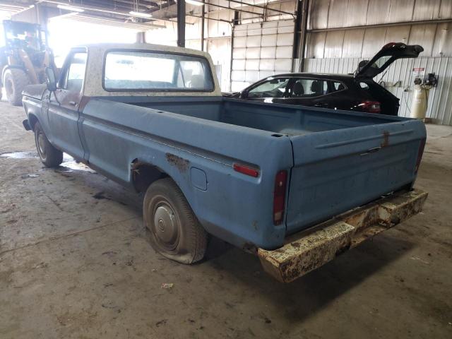 F10HLY83263 - 1977 FORD F-150 BLUE photo 3