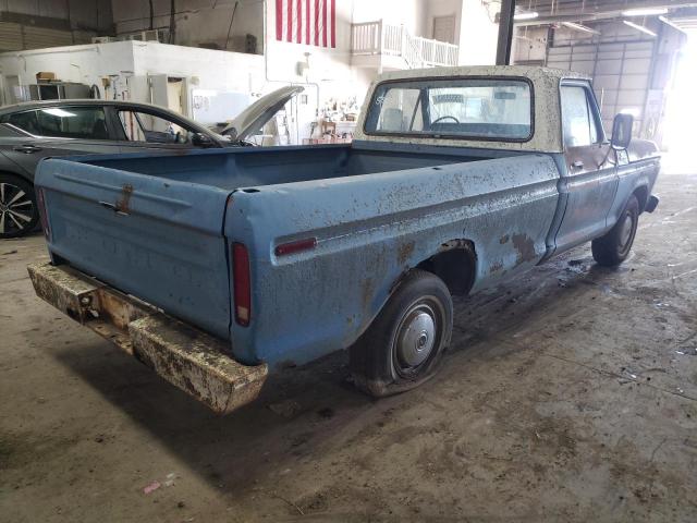 F10HLY83263 - 1977 FORD F-150 BLUE photo 4