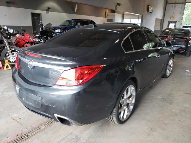 2G4GV5GV9D9179046 - 2013 BUICK REGAL GS BLACK photo 4