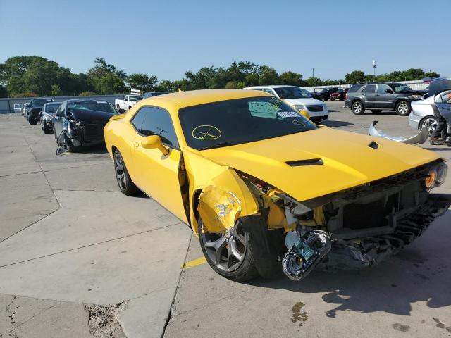 2C3CDZAGXHH666022 - 2017 DODGE CHALLENGER YELLOW photo 1