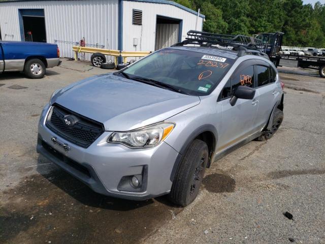 JF2GPAAC4HG275237 - 2017 SUBARU CROSSTREK SILVER photo 2