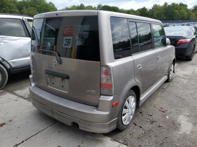JTLKT324240150557 - 2004 TOYOTA SCION XB ნაცრისფერი ფოტო 4