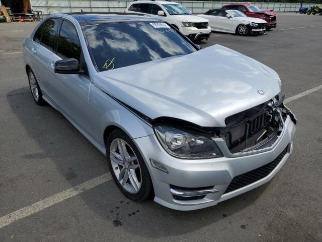 WDDGF8AB7EA959057 - 2014 MERCEDES-BENZ C 300 4MAT SILVER photo 1