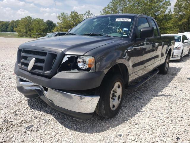 1FTRX12W78FA98253 - 2008 FORD F150 GRAY photo 2