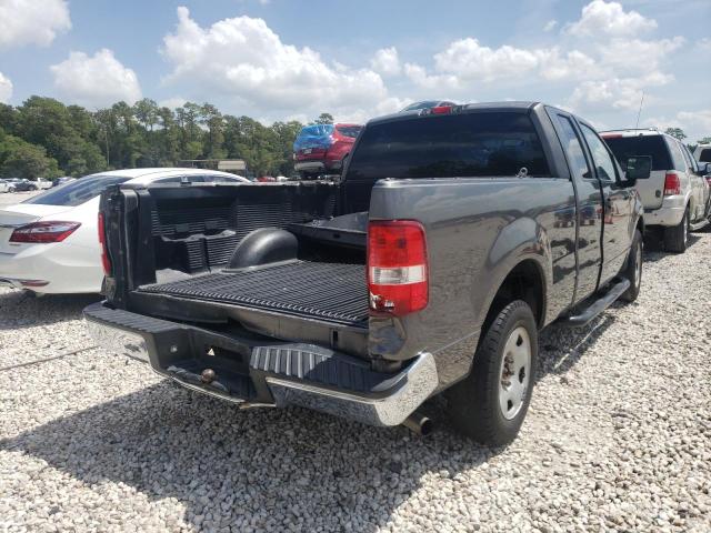 1FTRX12W78FA98253 - 2008 FORD F150 GRAY photo 4