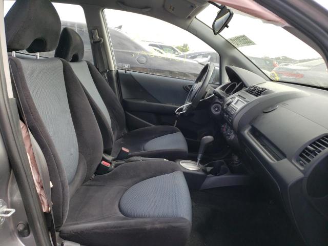 JHMGD38637S058064 - 2007 HONDA FIT S ნაცრისფერი ფოტო 5