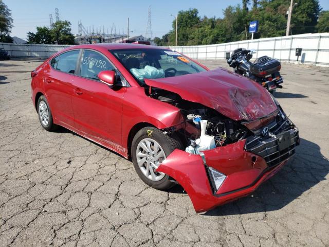 KMHD74LF4KU758550 - 2019 HYUNDAI ELANTRA SE RED photo 1