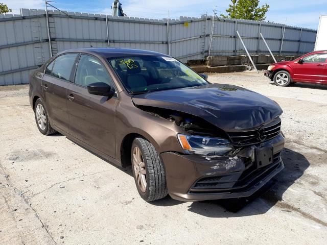 3VW2K7AJ5FM230218 - 2015 VOLKSWAGEN JETTA BASE 棕色 照片 1