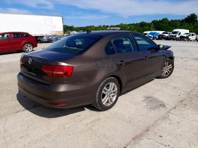 3VW2K7AJ5FM230218 - 2015 VOLKSWAGEN JETTA BASE 棕色 照片 4