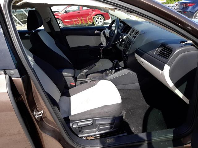 3VW2K7AJ5FM230218 - 2015 VOLKSWAGEN JETTA BASE 棕色 照片 5