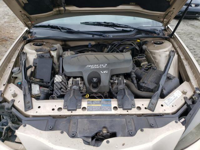 2G2WS522151212972 - 2005 PONTIAC GRAND PRIX GOLD photo 7