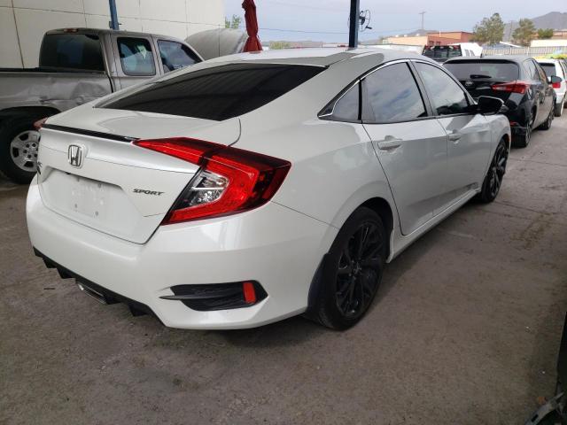 19XFC2F80ME003228 - 2021 HONDA CIVIC SPOR WHITE photo 4