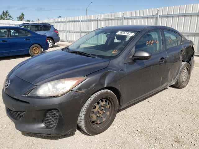 JM1BL1UF9C1681620 - 2012 MAZDA 3 I GRAY photo 2