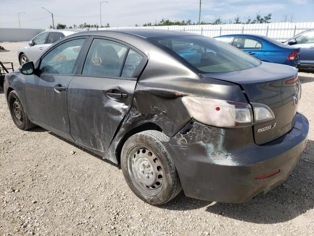 JM1BL1UF9C1681620 - 2012 MAZDA 3 I GRAY photo 3