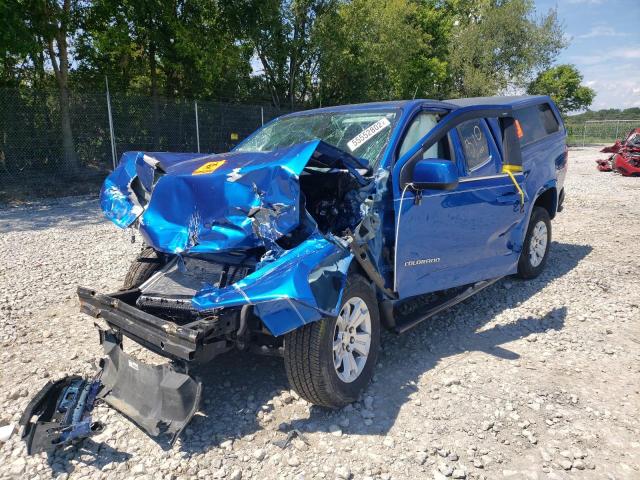 1GCHSCEA5J1281353 - 2018 CHEVROLET COLORADO L BLUE photo 2