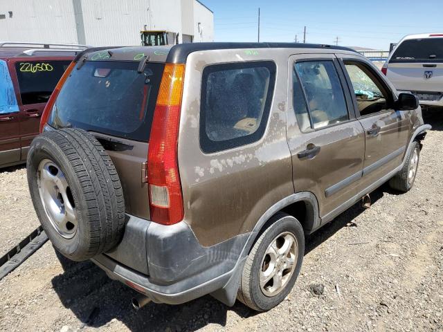 JHLRD68464C016989 - 2004 HONDA CR-V LX TAN photo 4