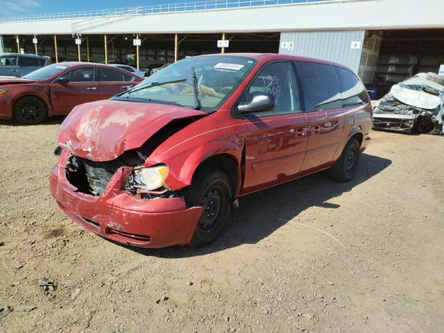 1A4GP44R96B567339 - 2006 CHRYSLER TOWN & COU RED photo 2