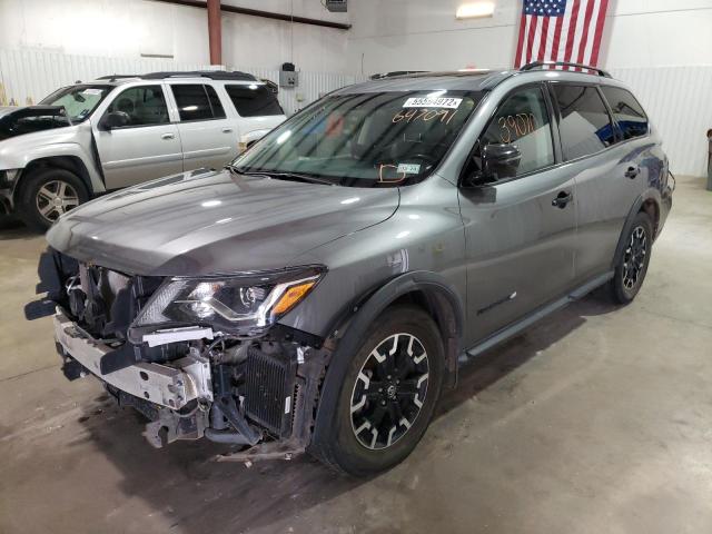 5N1DR2CN6LC647091 - 2020 NISSAN PATHFINDER GRAY photo 2