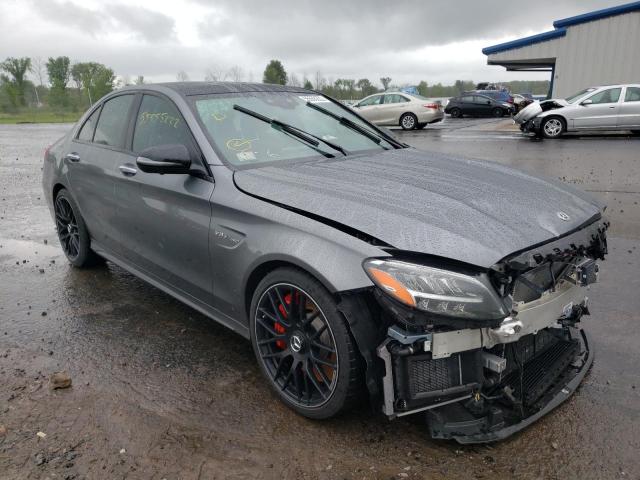 W1KWF8HB8MR620647 - 2021 MERCEDES-BENZ C 63 AMG-S GRAY photo 1