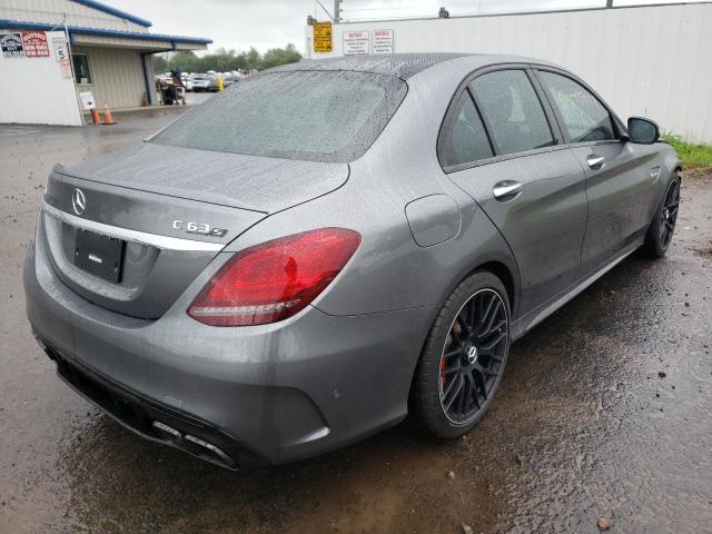 W1KWF8HB8MR620647 - 2021 MERCEDES-BENZ C 63 AMG-S GRAY photo 4