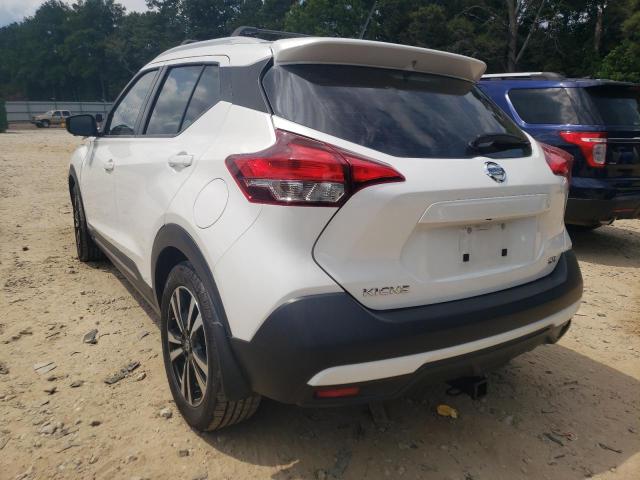 3N1CP5CUXKL529162 - 2019 NISSAN KICKS S WHITE photo 3