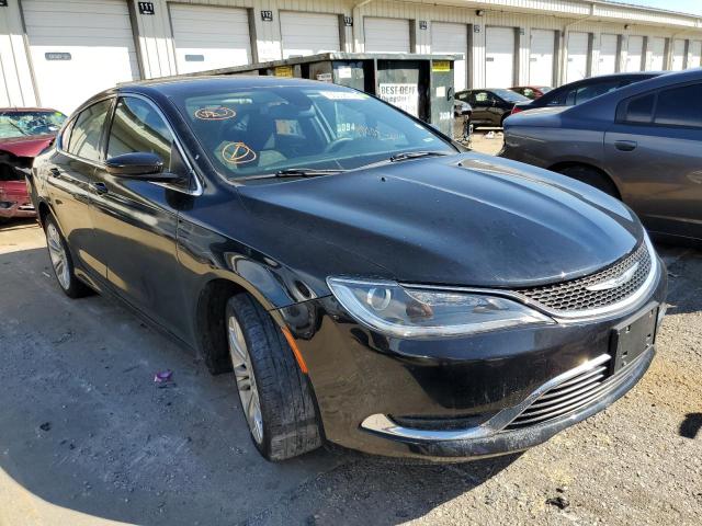 1C3CCCAB3FN638734 - 2015 CHRYSLER 200 LIMITE BLACK photo 1