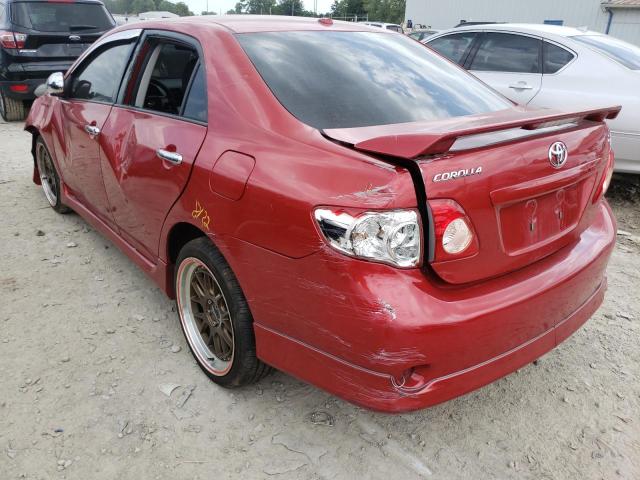 1NXBU40E49Z077245 - 2009 TOYOTA COROLLA BASE  照片 3