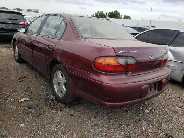 1G1NE52JX16154040 - 2001 CHEVROLET MALIBU LS BURGUNDY photo 3