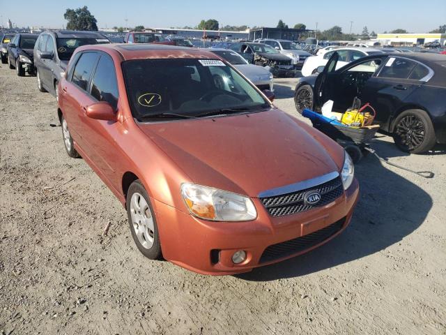 KNAFE162075009396 - 2007 KIA SPECTRA5 S ORANGE photo 1