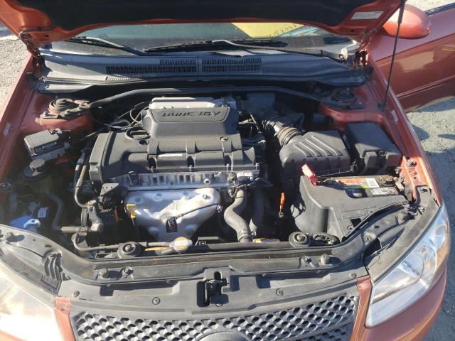 KNAFE162075009396 - 2007 KIA SPECTRA5 S ORANGE photo 7