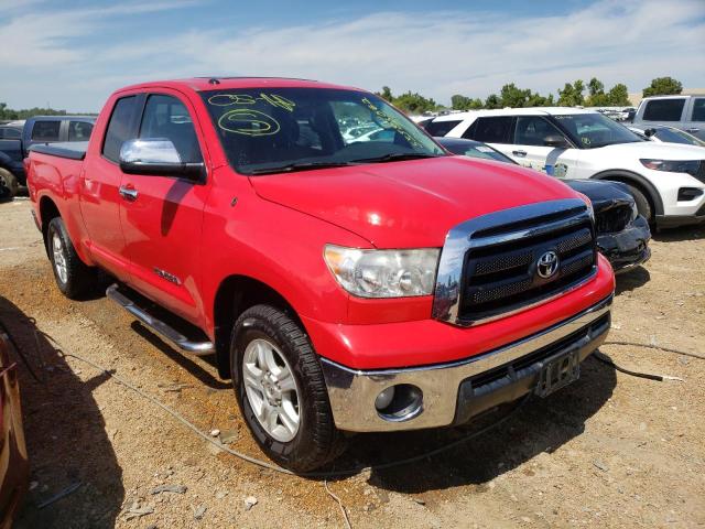 5TFUM5F12DX047451 - 2013 TOYOTA TUNDRA DOU RED photo 1