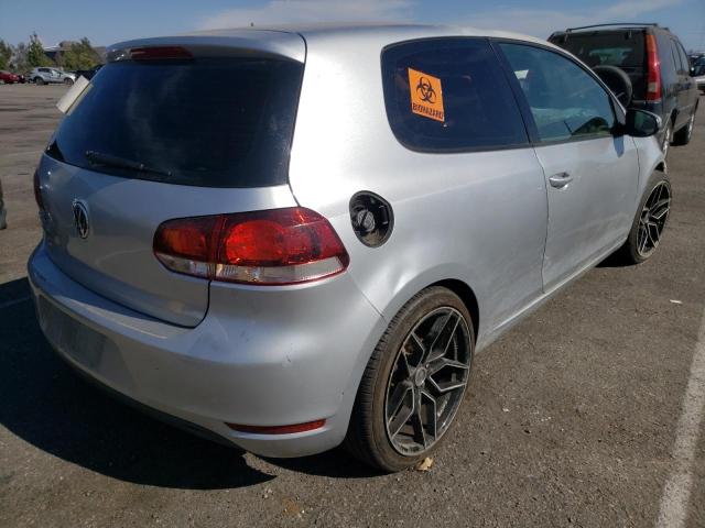 WVWBB7AJ3DW110448 - 2013 VOLKSWAGEN GOLF SILVER photo 4