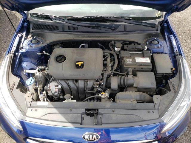 3KPF24AD0LE162073 - 2020 KIA FORTE FE BLUE photo 7