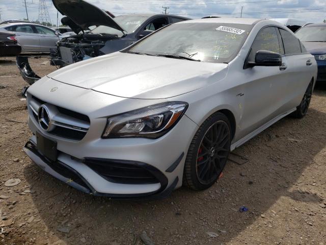 WDDSJ5CB1HN473670 - 2017 MERCEDES-BENZ CLA 45 AMG BLACK photo 2