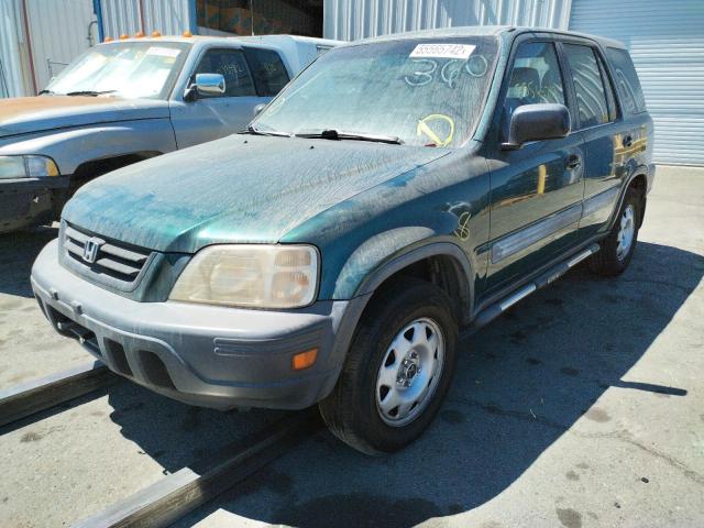 JHLRD184XXC036735 - 1999 HONDA CR-V LX GREEN photo 2