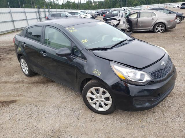 KNADM4A39D6148671 - 2013 KIA RIO LX BLACK photo 1