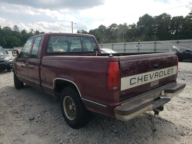 2GCEC19H3P1214653 - 1993 CHEVROLET GMT-400 C1 MAROON photo 3