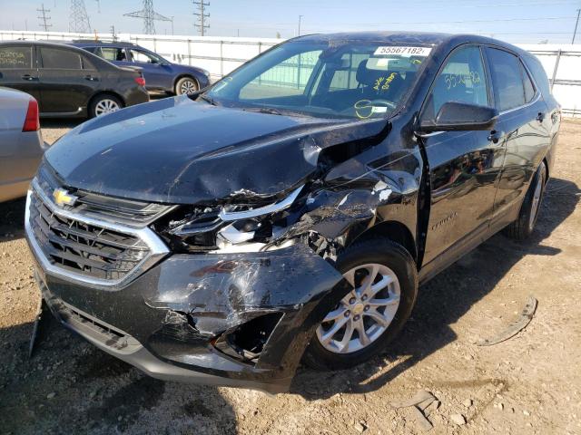 3GNAXJEV3KL320873 - 2019 CHEVROLET EQUINOX BLACK photo 2