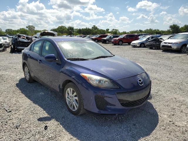 JM1BL1V77C1659963 - 2012 MAZDA 3 I BLUE photo 1