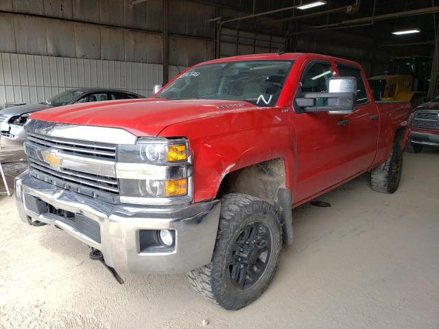 1GC1KVEG7FF130137 - 2015 CHEVROLET SILVERADO RED photo 2