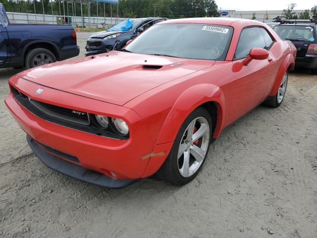 2B3LJ74W79H550971 - 2009 DODGE CHALLENGER RED photo 2