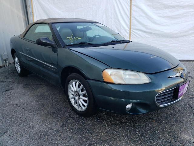 1C3EL55U41N501620 - 2001 CHRYSLER SEBRING LX GREEN photo 1