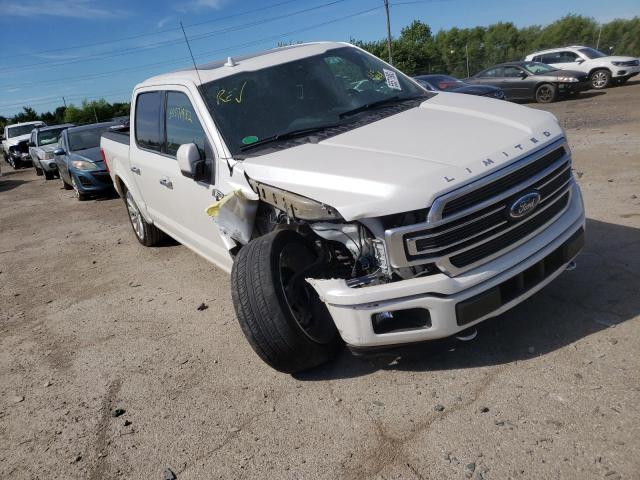 1FTEW1EGXJFE43920 - 2018 FORD F150 SUPER WHITE photo 1