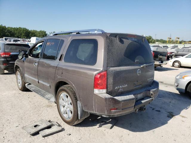 5N1BA0NE5EN609567 - 2014 NISSAN ARMADA PLA GRAY photo 3