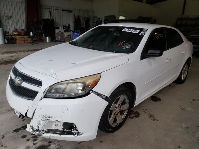 1G11B5SA7DF131147 - 2013 CHEVROLET MALIBU LS WHITE photo 2