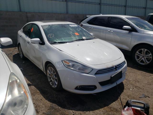 1C3CDFCH8DD325794 - 2013 DODGE DART LIMIT WHITE photo 1