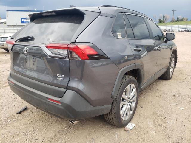 2T3A1RFV3NC267954 - 2022 TOYOTA RAV4 XLE P GRAY photo 4