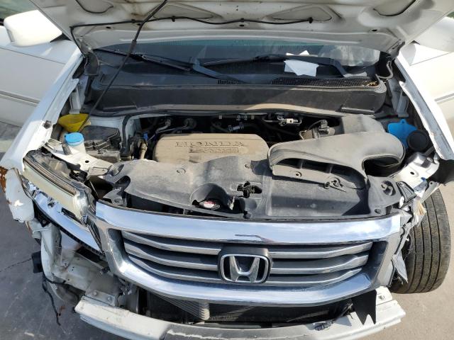 5FNYF4H94DB054369 - 2013 HONDA PILOT TOUR WHITE photo 7