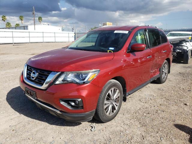 5N1DR2MN5HC651557 - 2017 NISSAN PATHFINDER RED photo 2