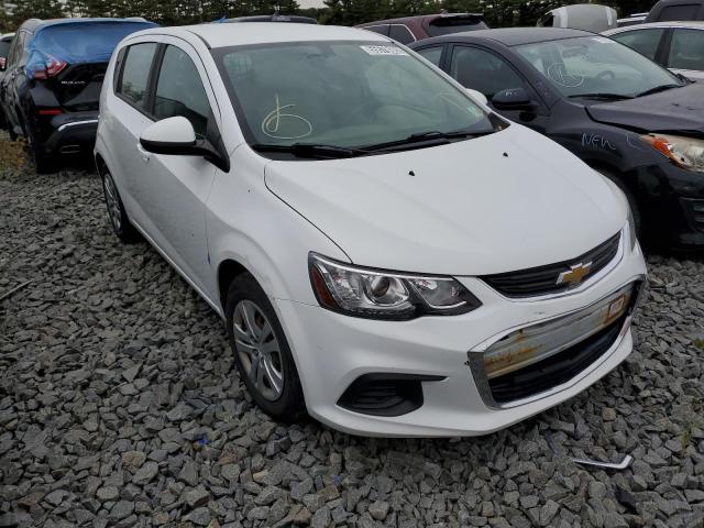 1G1JG6SH9J4130710 - 2018 CHEVROLET SONIC WHITE photo 1
